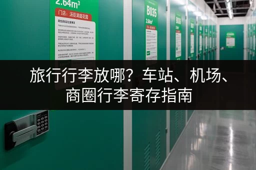 旅行行李放哪？车站、机场、商圈行李寄存指南