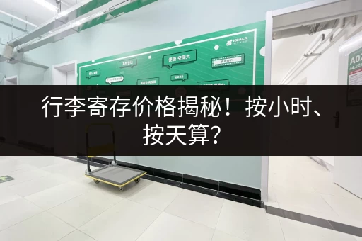 行李寄存价格揭秘！按小时、按天算？
