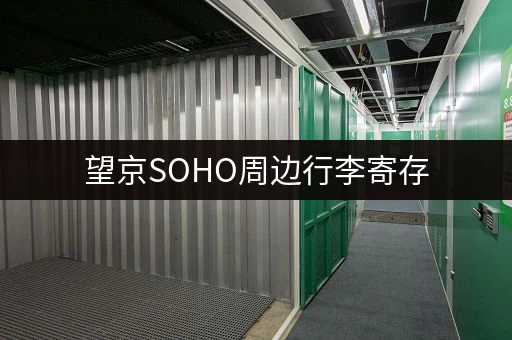 望京SOHO周边行李寄存，背包行李箱都可寄存