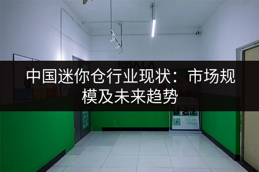 中国迷你仓行业现状：市场规模及未来趋势