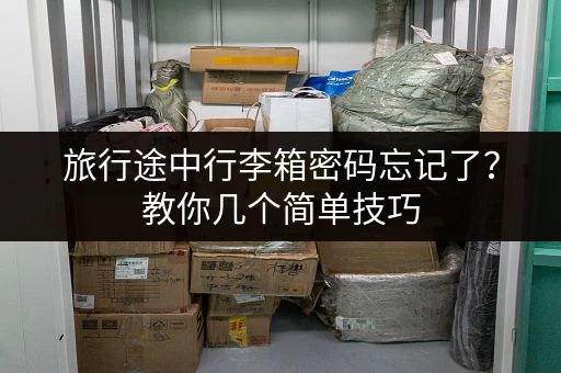 旅行途中行李箱密码忘记了？教你几个简单技巧