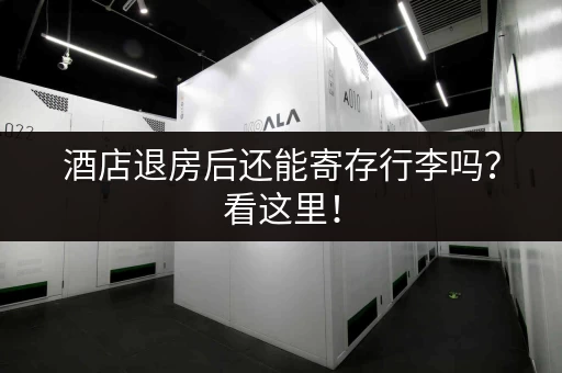酒店退房后还能寄存行李吗？看这里！