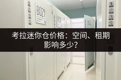 考拉迷你仓价格：空间、租期影响多少？
