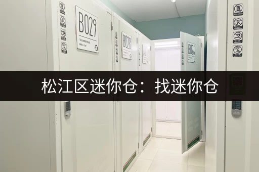 松江区迷你仓：找迷你仓，就选这里