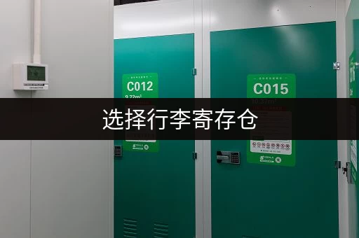 选择行李寄存仓，轻装出行更轻松