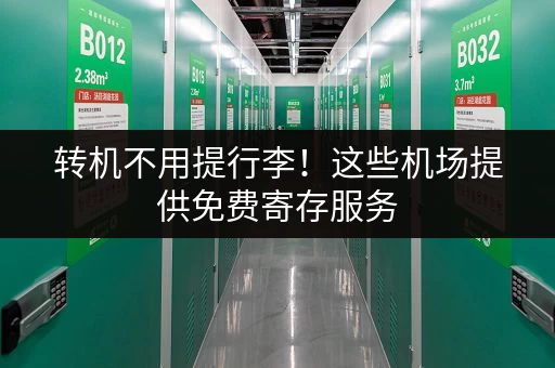 转机不用提行李！这些机场提供免费寄存服务