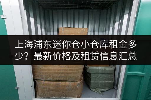 上海浦东迷你仓小仓库租金多少？最新价格及租赁信息汇总