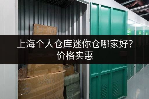 上海个人仓库迷你仓哪家好？价格实惠，安全有保障的仓储服务