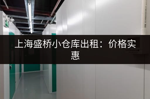 上海盛桥小仓库出租：价格实惠，安全可靠，多种面积可选