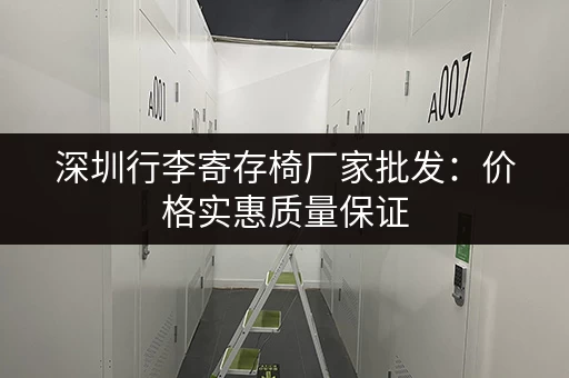 深圳行李寄存椅厂家批发：价格实惠质量保证