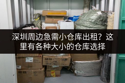 深圳周边急需小仓库出租？这里有各种大小的仓库选择