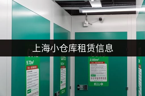 上海小仓库租赁信息，网址电话查询，多种选择任你挑