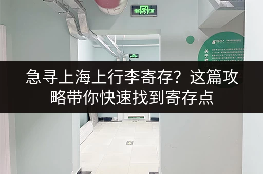 急寻上海上行李寄存？这篇攻略带你快速找到寄存点