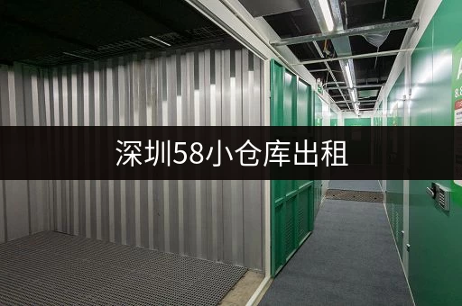 深圳58小仓库出租，有哪些值得信赖的平台？