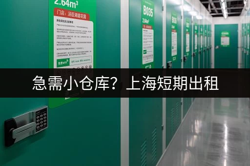 急需小仓库？上海短期出租，安全可靠又便捷