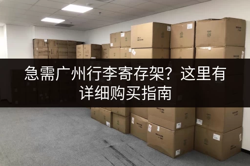 急需广州行李寄存架？这里有详细购买指南