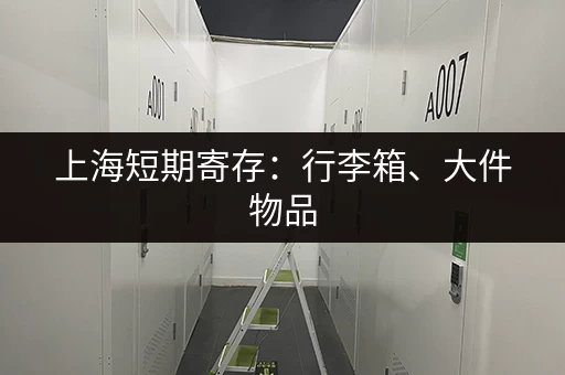 上海短期寄存：行李箱、大件物品，安全便捷寄存点推荐