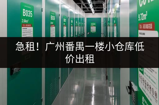 急租！广州番禺一楼小仓库低价出租，位置优越