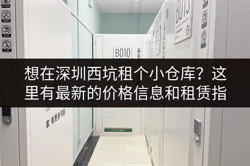 想在深圳西坑租个小仓库？这里有最新的价格信息和租赁指南