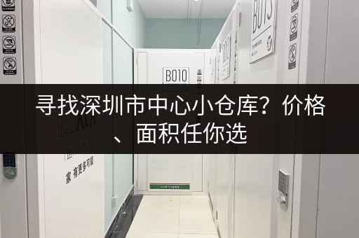 寻找深圳市中心小仓库？价格、面积任你选