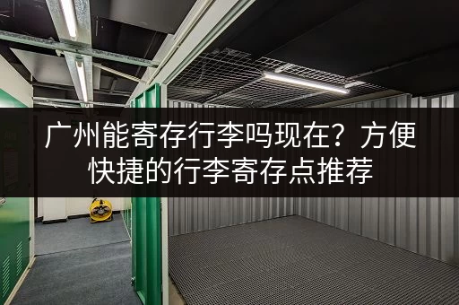 广州能寄存行李吗现在？方便快捷的行李寄存点推荐