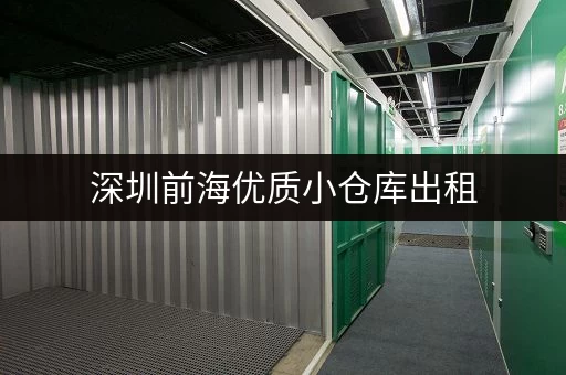 深圳前海优质小仓库出租，满足您的仓储需求