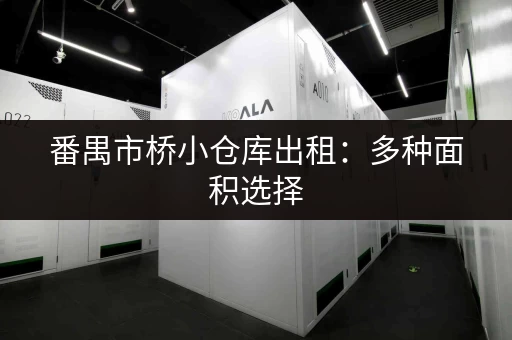 番禺市桥小仓库出租：多种面积选择，适合各种需求