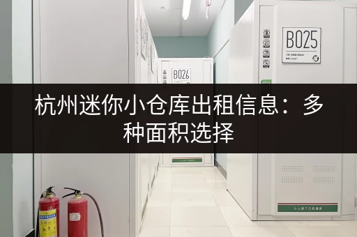 杭州迷你小仓库出租信息:多种面积选择,满足您的仓储需求! 杭州迷你小仓库出租信息:多种面积选择,满足您的仓储需求!