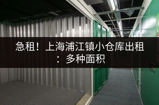 急租！上海浦江镇小仓库出租：多种面积，灵活选择