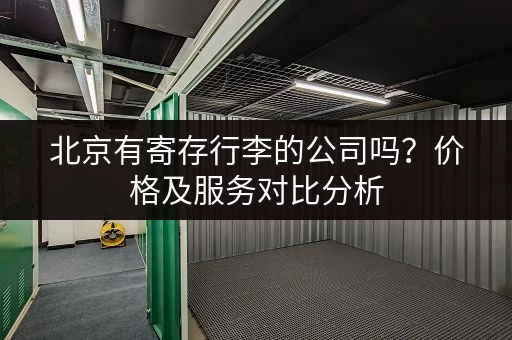 北京有寄存行李的公司吗？价格及服务对比分析