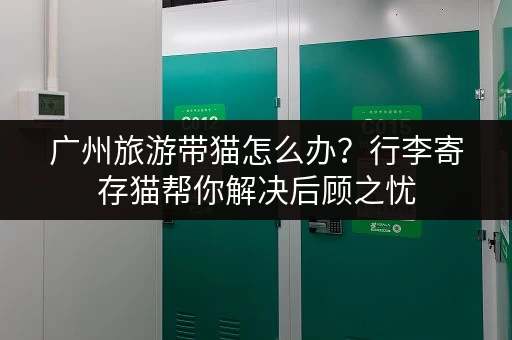 广州旅游带猫怎么办？行李寄存猫帮你解决后顾之忧