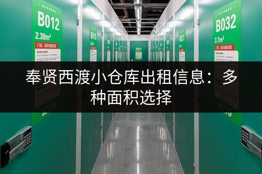 奉贤西渡小仓库出租信息：多种面积选择，立即联系
