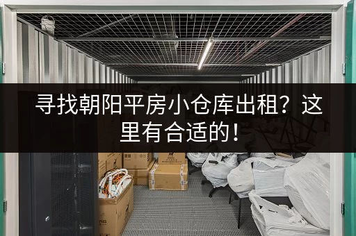 寻找朝阳平房小仓库出租？这里有合适的！