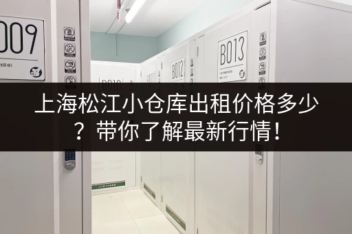 上海松江小仓库出租价格多少？带你了解最新行情！