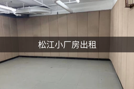 松江小厂房出租，松江库房出租信息