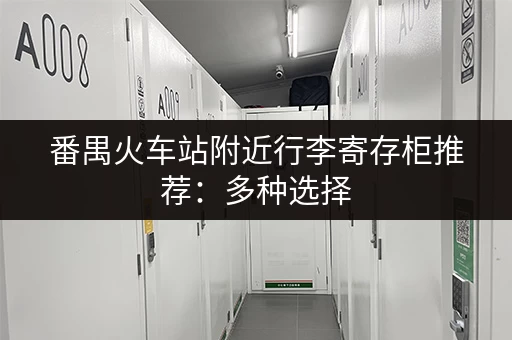 番禺火车站附近行李寄存柜推荐：多种选择，总有一款适合你