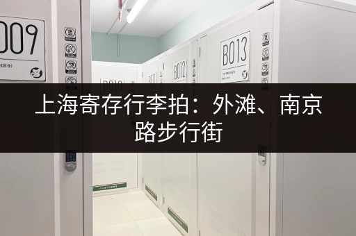 上海寄存行李拍：外滩、南京路步行街，行李寄存攻略！