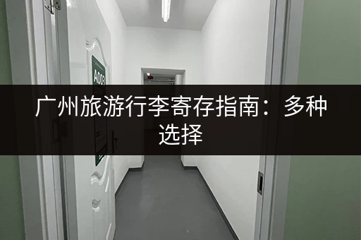 广州旅游行李寄存指南：多种选择，安全可靠！