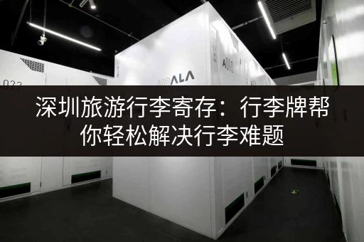 深圳旅游行李寄存：行李牌帮你轻松解决行李难题