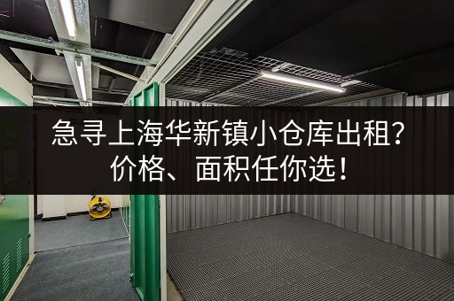 急寻上海华新镇小仓库出租？价格、面积任你选！