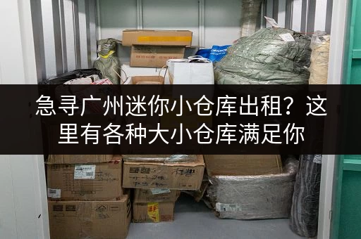 急寻广州迷你小仓库出租？这里有各种大小仓库满足你