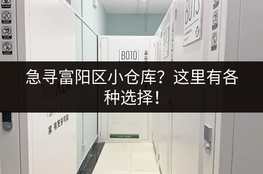 急寻富阳区小仓库？这里有各种选择！