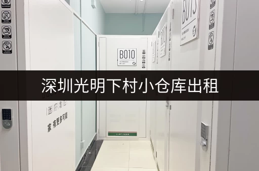 深圳光明下村小仓库出租，低价招租，面积灵活！