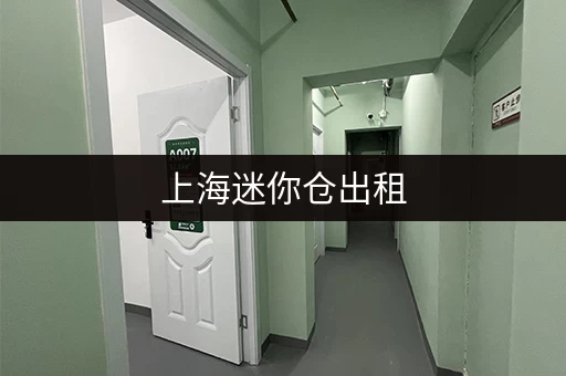 上海迷你仓出租，电话咨询，价格优惠，空间灵活