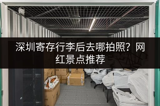 深圳寄存行李后去哪拍照？网红景点推荐