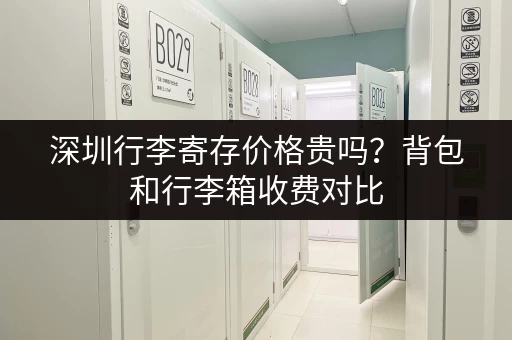 深圳行李寄存价格贵吗？背包和行李箱收费对比