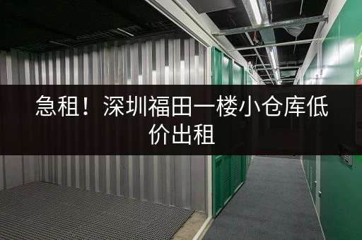 急租！深圳福田一楼小仓库低价出租，面积可选！