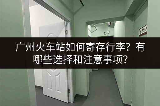 广州火车站如何寄存行李？有哪些选择和注意事项？