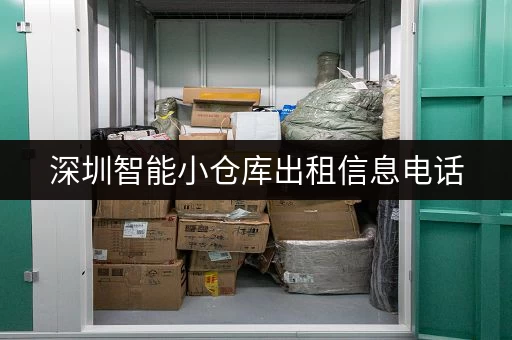 深圳智能小仓库出租信息电话，价格实惠，安全可靠