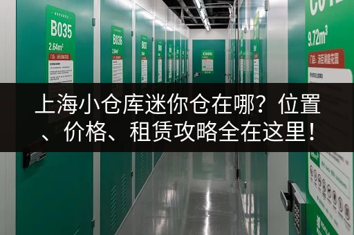 上海小仓库迷你仓在哪？位置、价格、租赁攻略全在这里！